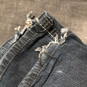Size:  11 women’s 
Brand: Angels jeans 
Semi damage to the bottom of the jeans